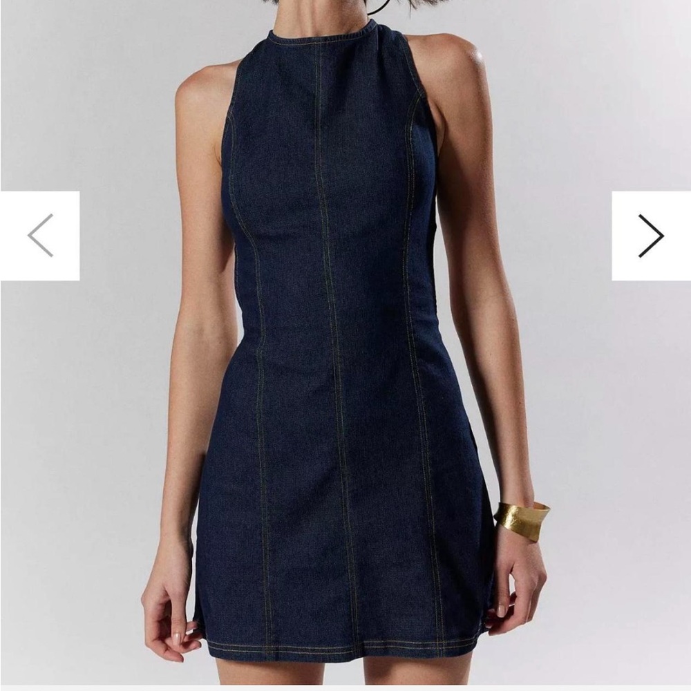 Urban Outfitters Denim Back cutout dress!